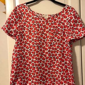 Kate Spade silk t shirt